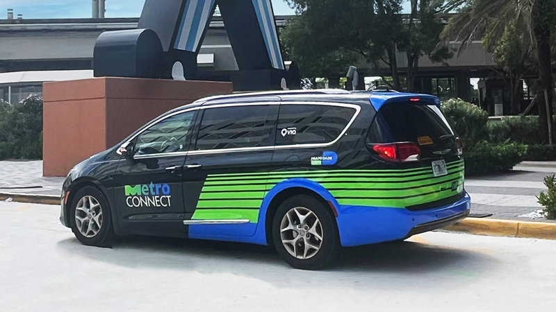 Miami-Dade County GO Connect car in black