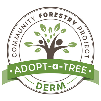Adopt-a-Tree logo of a tree