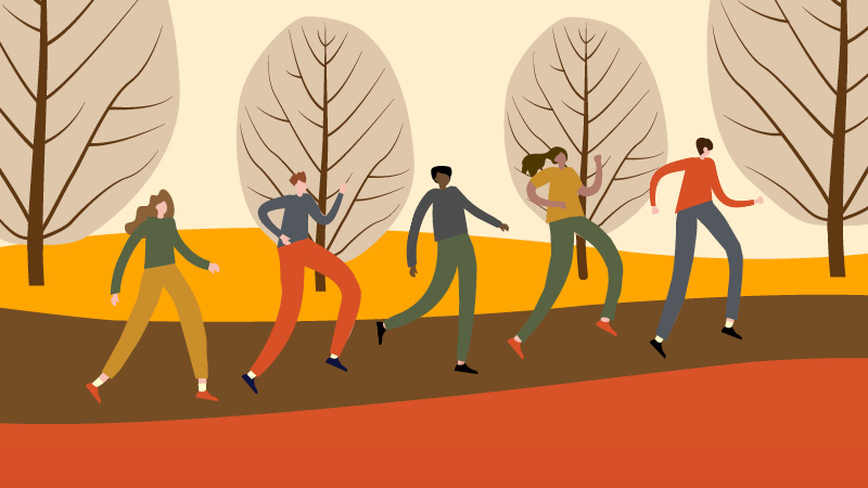 Join the Hustle Up and Thrive this Fall Steps challenge Join the Hustle Up and Thrive this Fall Steps challenge