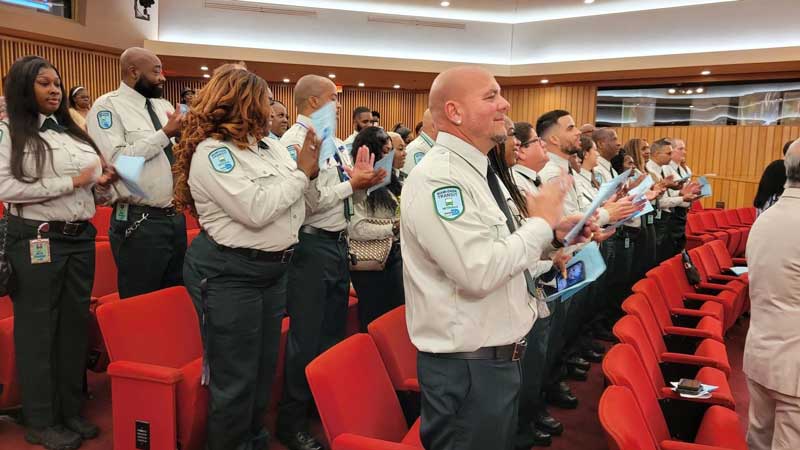 Metrobus operators' graduation ceremony