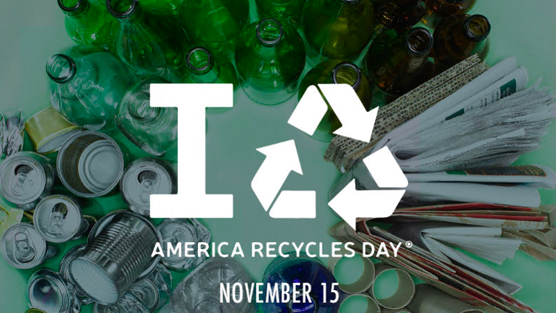 Recycle right on America Recycles Day Wednesday, Nov. 15