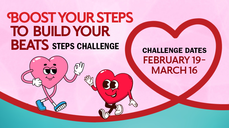 Boost Your Steps to Build Your Beats Steps Challenge