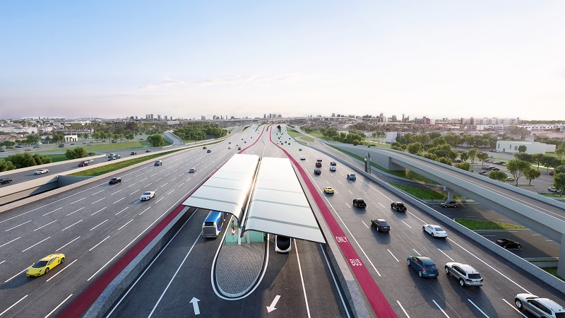 East-West Corridor Rendering