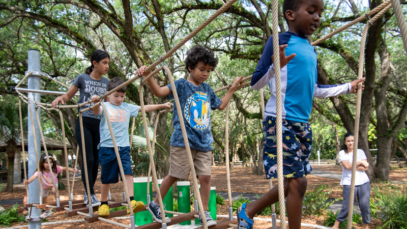 Inclusive nature based playground comes to Kendall community