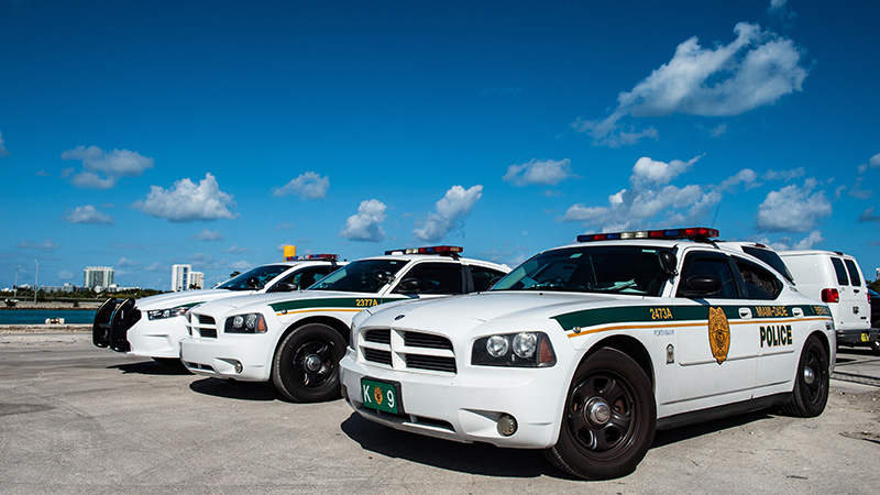 police car