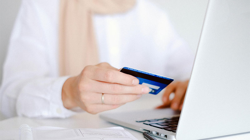 Image of credit card.