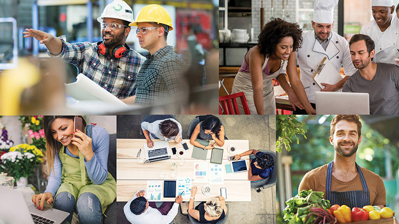 Collage of County programs and employees