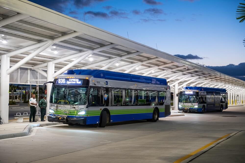 Miami-Dade County Buses.