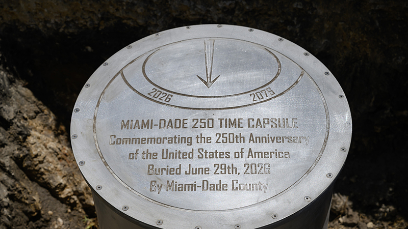 2026 Time Capsule engraved plaque