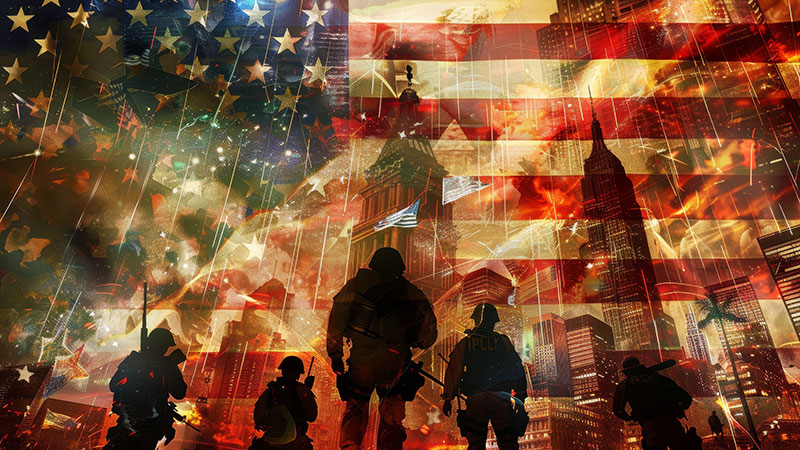 patriotic AI generated image