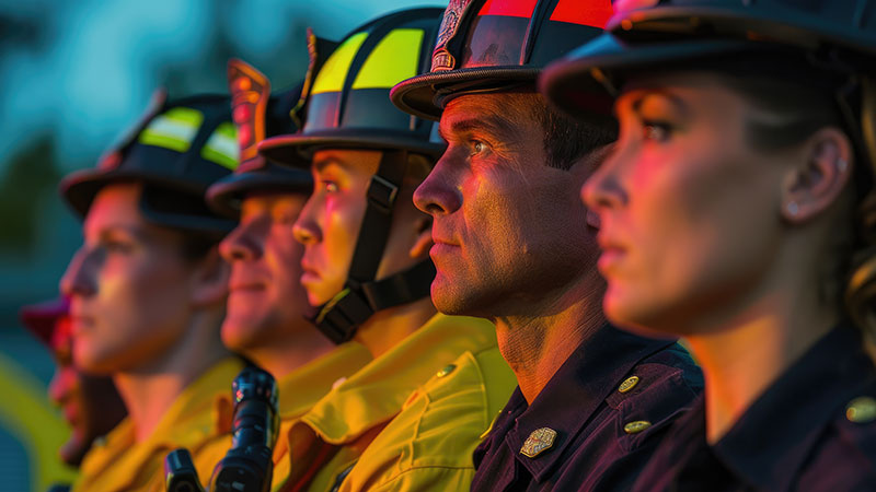 ai generated image of first responders 