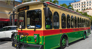 photo of coral gables trolley